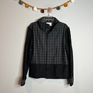 Hyden Yoo plaid wool blend jacket